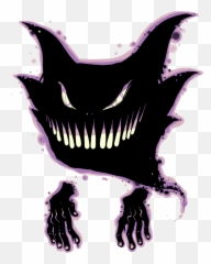 Download Hd U2022 Pokemon Gengar Haunter Gastly Jesterdex - Illustration Png,Gastly Png