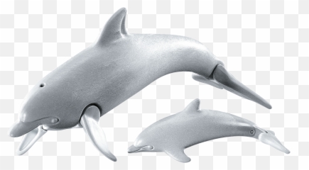 Dolphin With Calf - 7363 Playmobil Usa Png,Dolphin Transparent