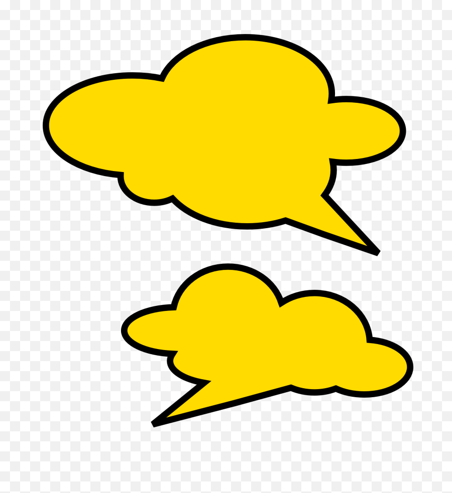 Download Speech Bubble Png Image - Bubble Speech Png Yellow Bubble Speech Png Yellow,Think Bubble Png