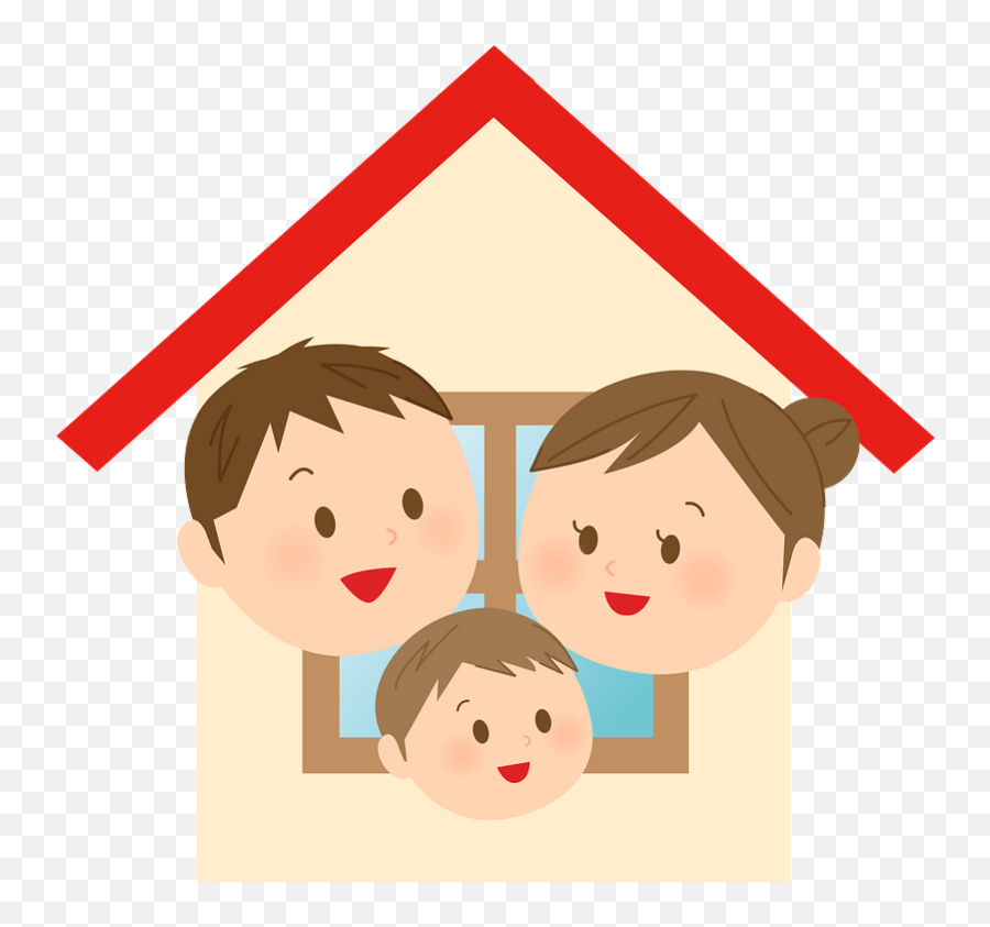 House And Family Clipart Free Download Transparent Png - Family At Home Clipart,House Clipart Png