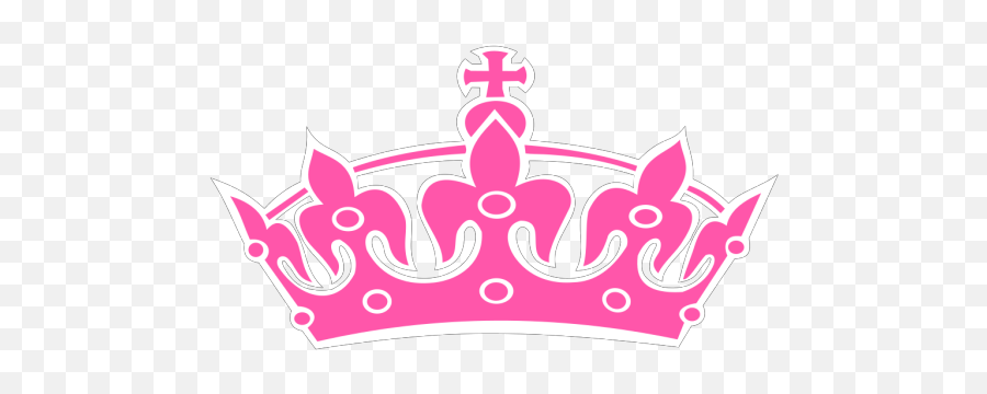 Download Pink Tilted Tiara And Number 24 Png Icons - King Transparent Background Princess Crown Clipart,King Crown Transparent Background