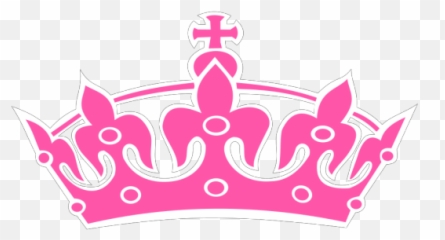 Download Pink Tilted Tiara And Number 24 Png Icons - King Transparent Background Princess Crown Clipart