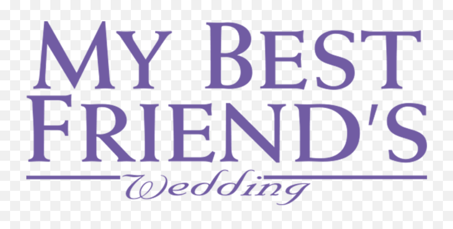 My Best Friendu0027s Wedding Netflix - Majorelle Blue Png,Best Friends Png