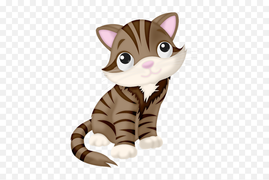 Kitten - Cute Kitten Png Cartoon,Kitten Png