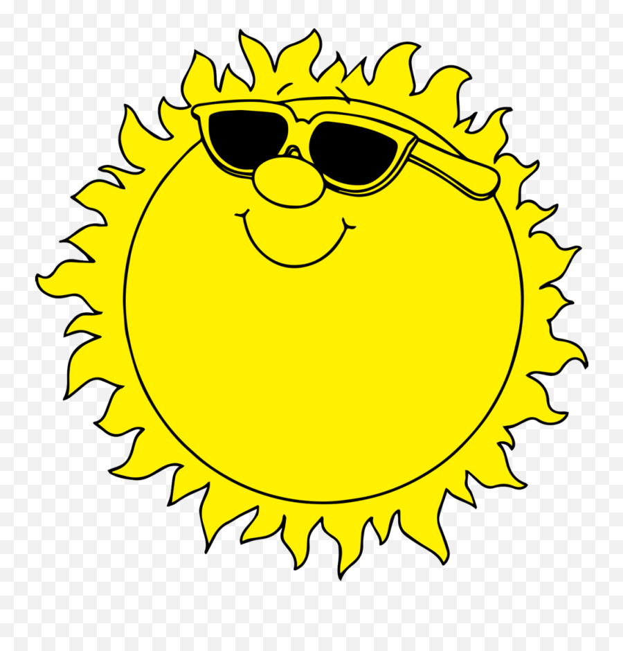 Sun Outline Png Transparent - Sun Clipart Black And White,Sun Outline Png