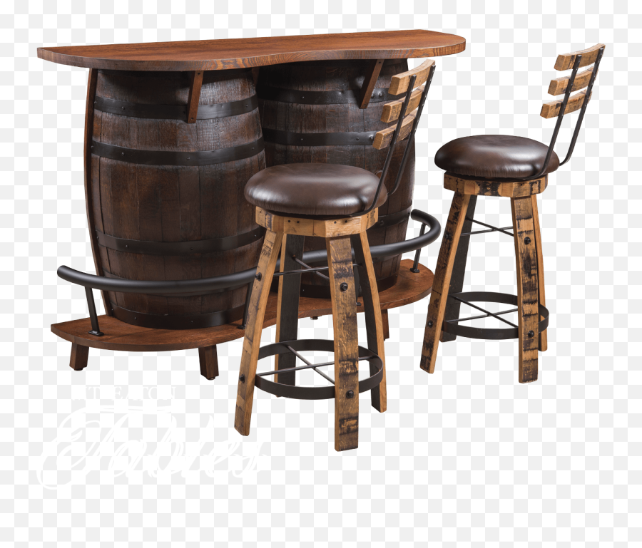 Download Bar Table - Barrel Png Image With No Background Barrel Bar With Stools,Barrel Png