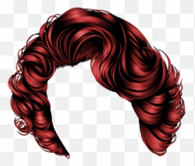 Wig Hair Transparent Png All - Red Pic Background