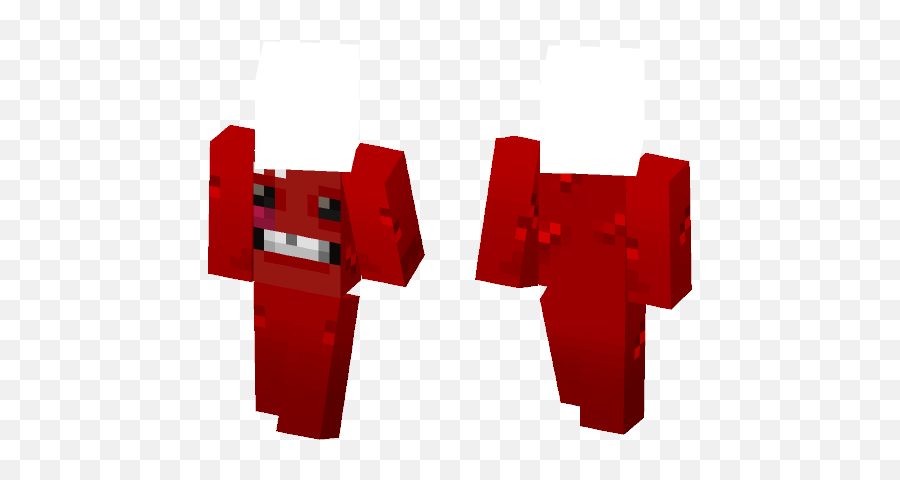 Download Meat Boy Minecraft Skin For - Super Meat Boy Minecraft Skin Png,Super Meat Boy Logo