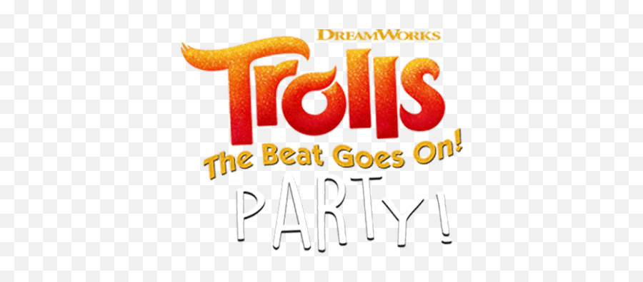 Trolls Text Cut Out Party U2013 As You Wish Pottery - Vertical Png,Trolls Logo