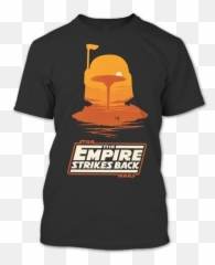 The Empire Strikes Back Boba Fett Star Wars Force Awakens Shirt - png