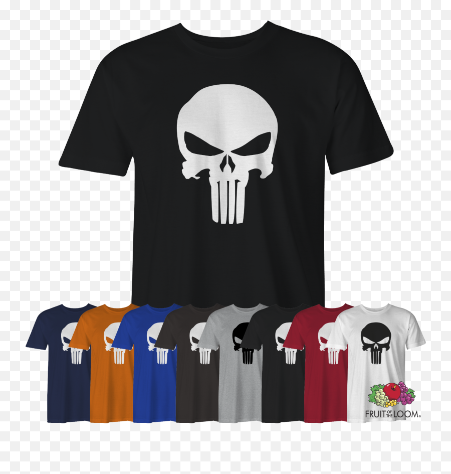 The Punisher Mens Adults T - Shirt Marvel Comics Super Hero Punisher Skull Png,The Punisher Png