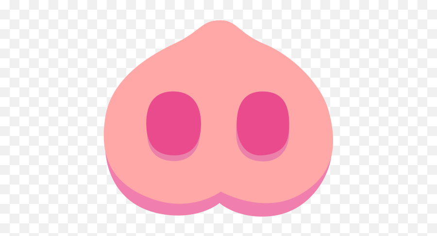 Pig Nose Emoji - Dot Png,Pig Emoji Png