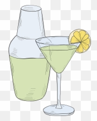 Margarita Cocktail Clipart Free Download Transparent Png - Martini Glass