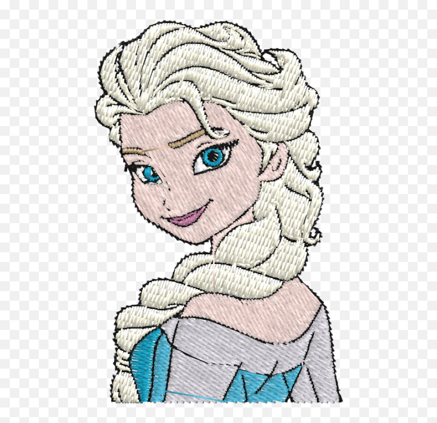 Animal Embroidery Designs - Elsa Frozen Bordado Png,Embroidery Png