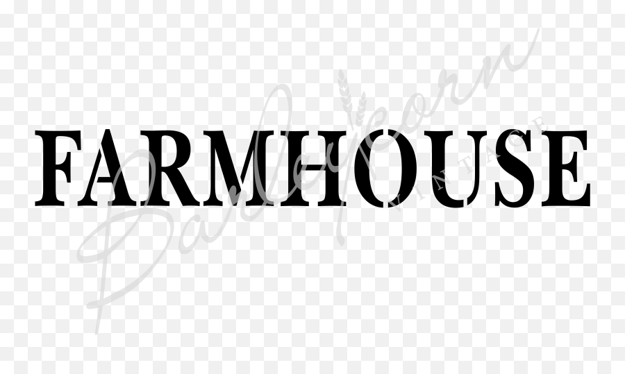 T31 Farmhouse Sign - Barleycorn Vintage Stencils Mockler Beverage Png,Farmhouse Png