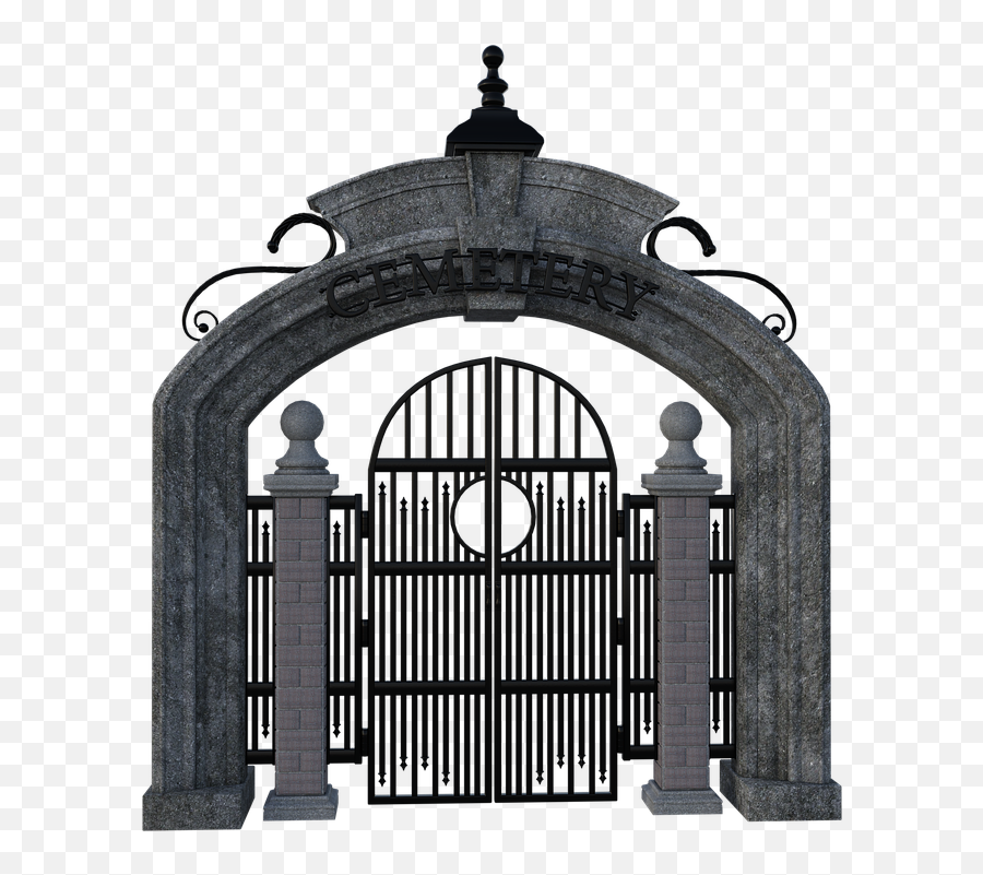 Cemetery Gate Iron - Cemetery Gate Png,Cemetery Png