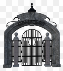 Cemetery Gate Iron - Cemetery Gate Png,Cemetery Png
