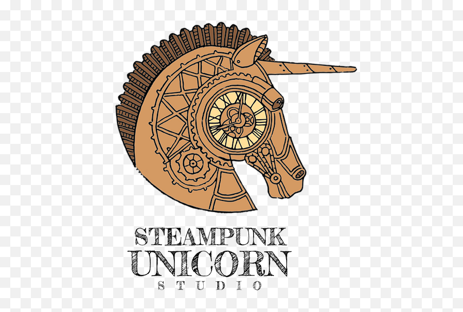 Steampunk Unicorn Studio Entertainment U0026 Media Writing - Art Png,Steampunk Logo