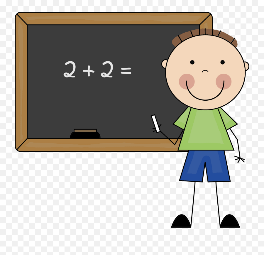 Clipart Math Boy Transparent Free For - Student Math Clipart Png,Math Png