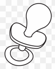 Pacifier Icon Baby Concept - Dot png