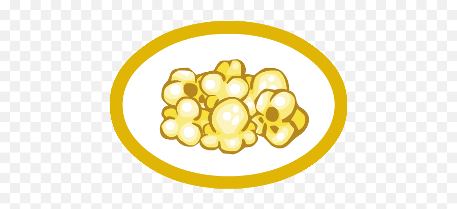 Buttered Popcorn - Dot Png,Restaurant Icon Game