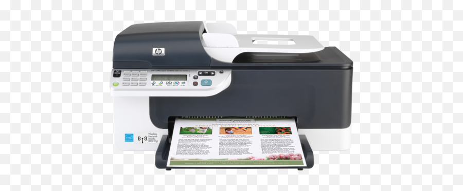 Hp Officejet J4660 All - Inone Printer Software And Driver Hp Officejet J4660 All In One Png,Hp Printer Diagnostic Tools Icon