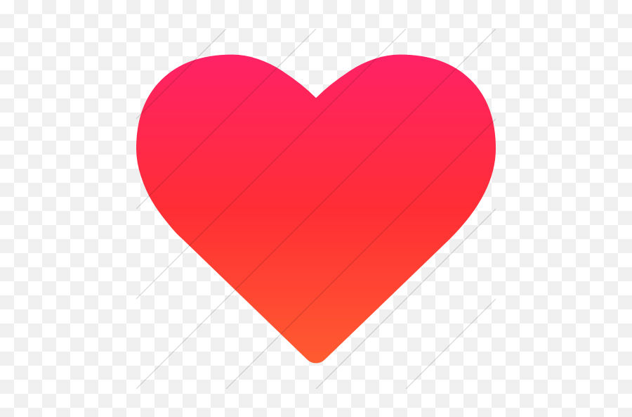 Simple Ios Orange Gradient Bootstrap - Girly Png,Font Awesome Heart Icon