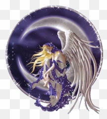Moon Angel Gif - Wings Discover u0026 Share GIFs Myspace Goth Glitter Graphics png