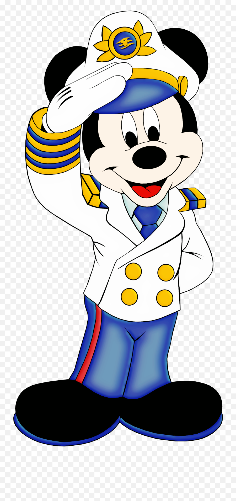 Disney Cruise Ship Clipart - Captain Sailor Mickey Mouse Png,Mickey Mouse Ears Png