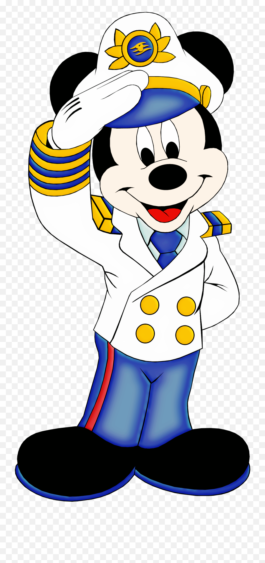 Disney Cruise Ship Clipart - Captain Sailor Mickey Mouse Png,Mickey ...