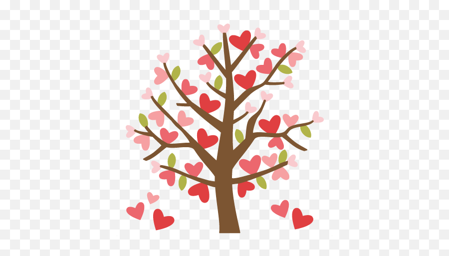 Download Valentine Tree Clipart - Cute Valentines Day Cute Valentines Day Clipart Png,Tree Clip Art Png