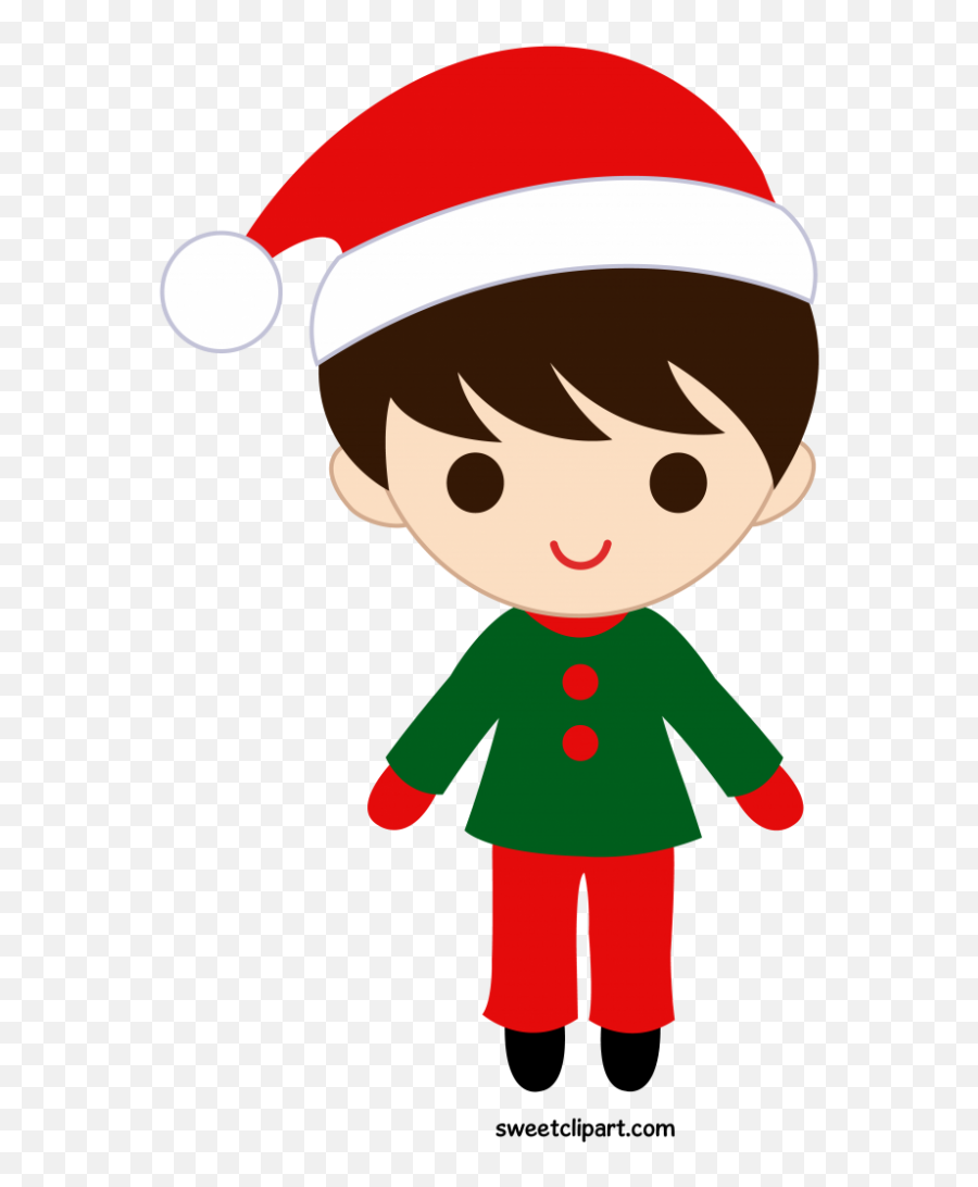 Christmas Christian Png - Clipart Children Christmas Boy And Girl Elves Clipart,Religious Buddy Icon