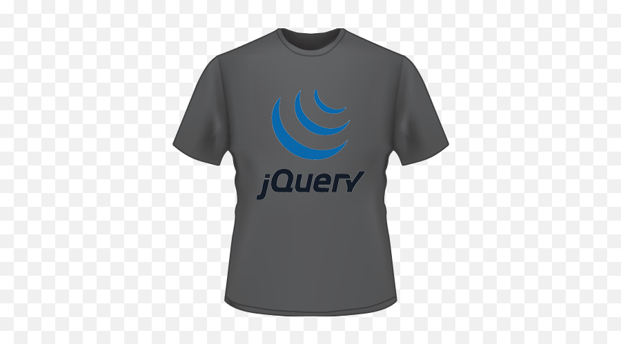 Jquery Logo T - Shirt Black Camiseta Demolidor Png,Jquery Icon Transparent