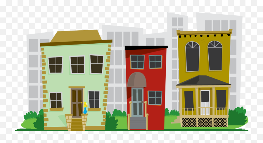 City Neighborhood Png Transparent - Neighborhood Clipart Png,City Clipart Png