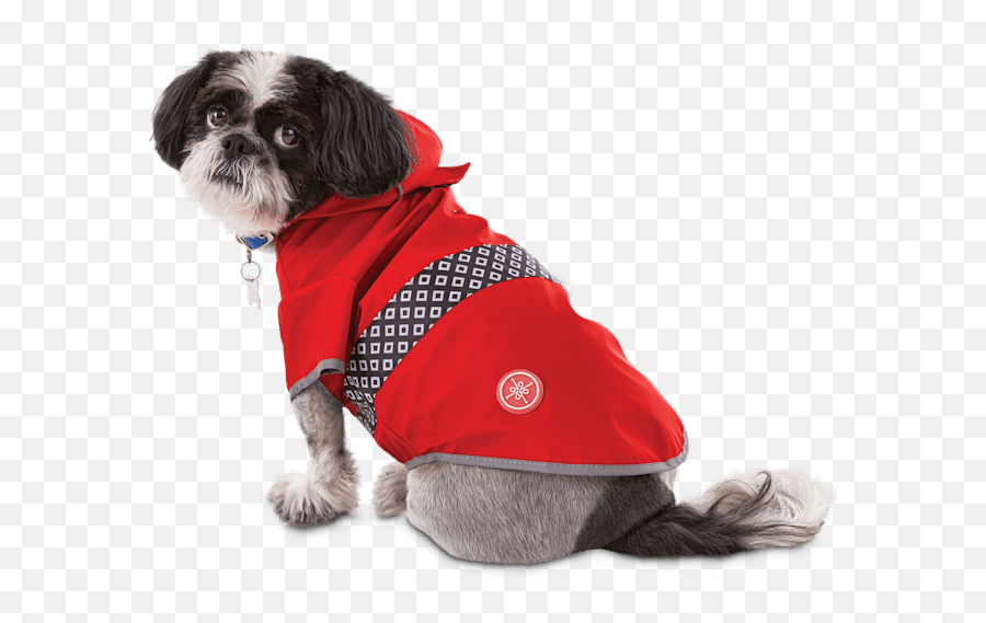 Good2go Reversible Dog Raincoat In Red - Petco Dog Raincoat Png,Shih Tzu Icon