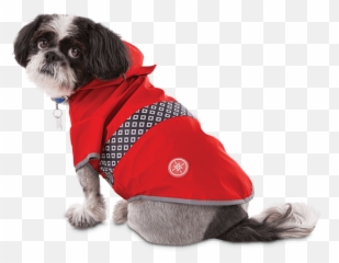 Good2go Reversible Dog Raincoat In Red - Petco png