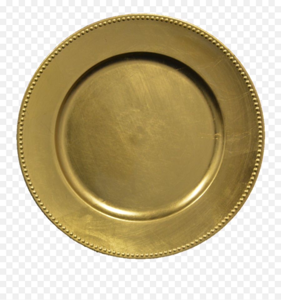 Top View Plate Transparent Free Png - Golden Plate Top View,Plate Png