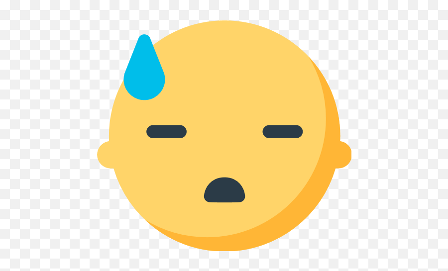 Sweat Emoji Icon Emojicouk - Significado Desse Emoji Png,Idk Icon