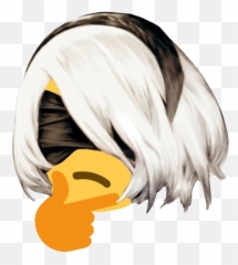 Anyone Have Bunch Of Thinking Emoji Memes For Custom - Nier Automata Memes png