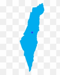 Map Of Israel Png Clipart - Clip Art,Israel Png