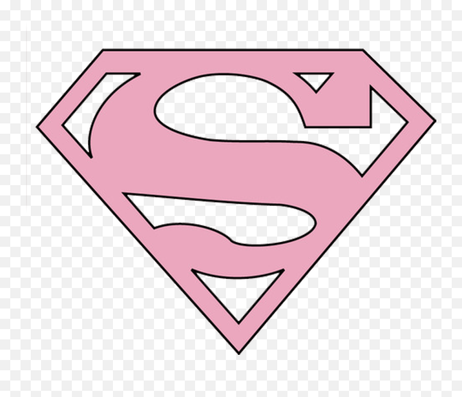Superpink Supergirl Superman Tumblrpng Tumblr - Pink Superwoman Logo,Supergirl Png
