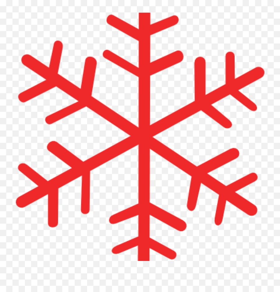 Red Snowflake Clipart 28 Collection Of - Red Snowflakes Clip Art Png,Transparent Snow