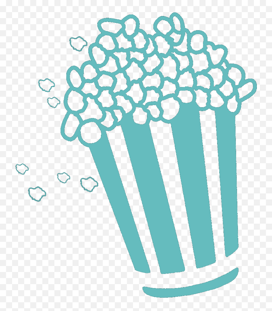 Pop Corn Eating Sticker For Ios U0026 Android Giphy Png Purple Icon