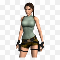 Lara Croft - En Short png