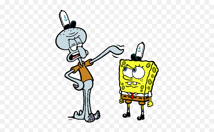 Free Squidward Png Download Clip - Spongebob Coloring Pages,Squidward Png