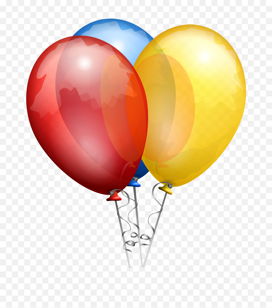 Free Birthday Balloons Png Download - Birthday Items Png,Real Balloon Png
