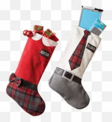 Plaid Wool Missionary Stocking - Deseret Book Christmas Gifts For Missionaries Png,Christmas Stockings Png