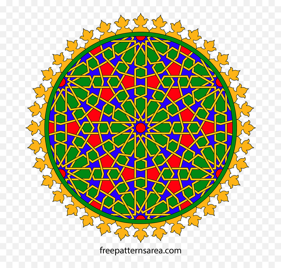 Geometric Decorative Islamic Art Ornament Vector Design - Washington Service Corps Png,Decorative Circle Png