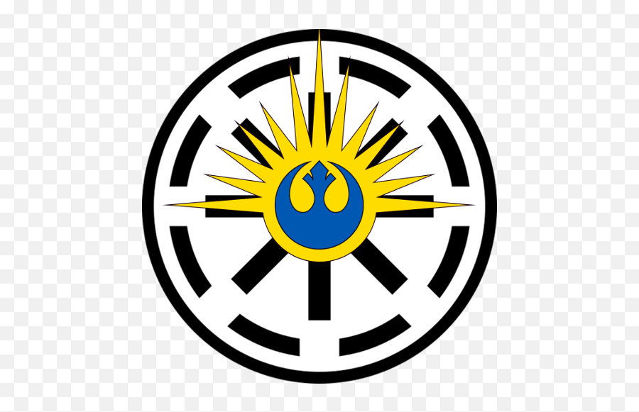 Download Hd A Combination Of Both Old And New Republic Logos - Star Wars Galactic Republic Symbol Png,Vlone Logo Png