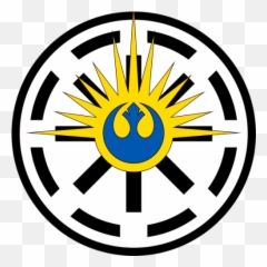 Download Hd A Combination Of Both Old And New Republic Logos - Star Wars Galactic Republic Symbol Png,Vlone Logo Png